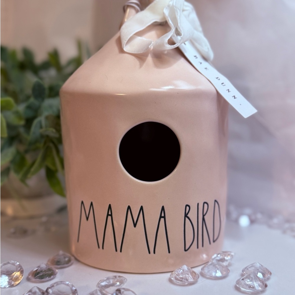 Mama Bird Pink Birdhouse